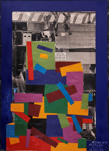 Pintura titulada "Photos and cubism" por Fusion Anciennement Mister.O78, Obra de arte original, Acrílico