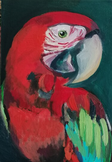 Peinture intitulée "Papagayo" par Valérie Blum (Valery), Œuvre d'art originale, Acrylique