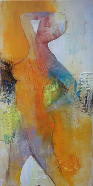제목이 "Nude Series III"인 미술작품 Luczay로, 원작, 아크릴 나무 들것 프레임에 장착됨