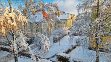 Photography titled "Winter came to us u…" by Emaga Travels By Emaga Art, Original Artwork, Digital Photography