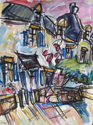 绘画 标题为“Portivy 31” 由Jean-François Groisy, 原创艺术品, 水粉
