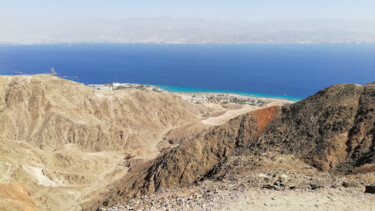 "Aqaba Bay, view fro…" başlıklı Fotoğraf Emaga Travels ✈️ By Emaga.Art 🎨 tarafından, Orijinal sanat, Dijital Fotoğrafçılık