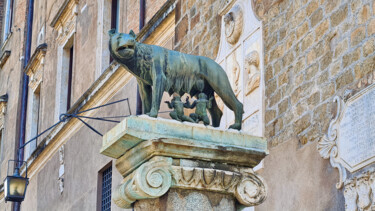 Capitoline She-wolf, Capitoline Hill, Roma, Italy Photography titled "Capitoline She-wolf…" by Emaga Travels By Emaga Art, Original Artwork, Digital Photography