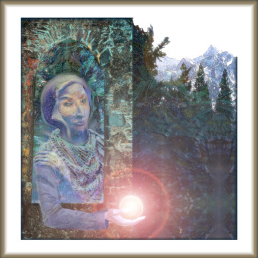 数字艺术 标题为“Peut-être” 由Hélène Patris, 原创艺术品, 数字油画