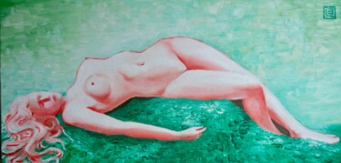 Inconfort Peinture intitulée "Inconfort" par Bruno Lebayle, Œuvre d'art originale, Huile