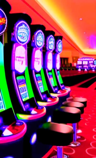 Digital Arts titled "CASINO MACHINES 2" by Mahesh Tolani, Original Artwork, Digital Painting