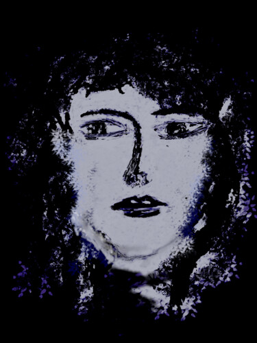 数字艺术 标题为“Je l'appelle Anne” 由Dominique Nugues, 原创艺术品, 数字油画
