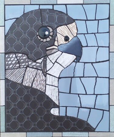 雕塑 标题为“Quadro di mosaico…” 由Roberto Rubiola, 原创艺术品, 陶瓷 安装在木板上