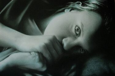 SLEEPLESS Desenho intitulada "SLEEPLESS" por Marco Tidu, Obras de arte originais, Carvão