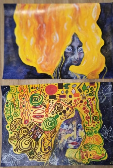 "Женщина - это целая…" başlıklı Tablo Екатерина Мосина tarafından, Orijinal sanat, Akrilik