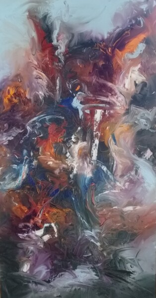 Peinture intitulée "Nouvelle collection…" par Isabelle Ilic, Œuvre d'art originale, Huile