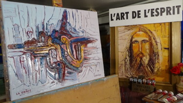 Peinture intitulée "plan horizontal de…" par Frederic Servian, Œuvre d'art originale, Huile