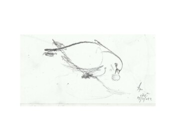 foragıng 2 绘画 标题为“foragıng 2” 由Esra Aysu Çeşme, 原创艺术品, 铅笔