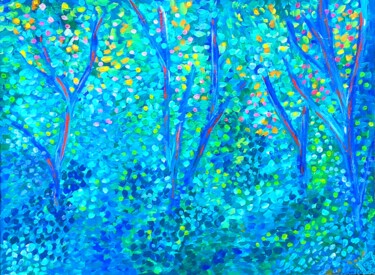 Painting titled "Renaissance" by Florence Giraud, Original Artwork, Acrylic
