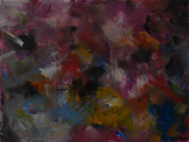 제목이 "Couleurs floutées"인 미술작품 Anne Marie Palaze로, 원작, 아크릴