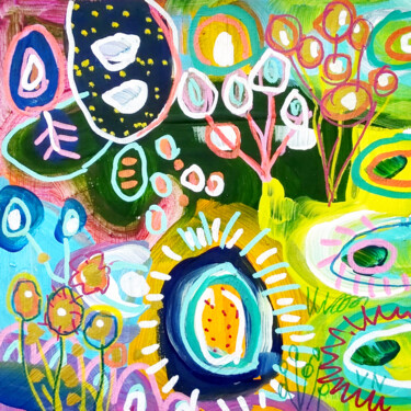 Pintura intitulada "Abstract Original F…" por Natalya Volynska, Obras de arte originais, Acrílico