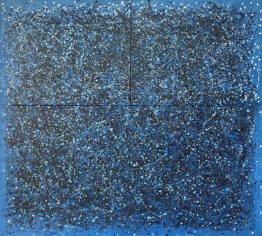绘画 标题为“Blue to the Moon -…” 由Juan José Garay, 原创艺术品, 丙烯