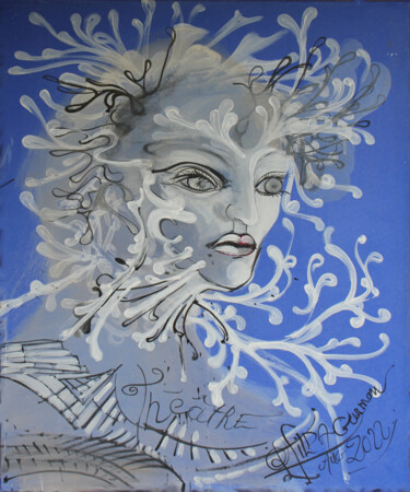 Peinture intitulée "Théatre" par Hilda Garman, Œuvre d'art originale, Acrylique Monté sur Châssis en bois