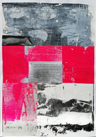 Collages titled "Conte japonais 03" by Boyfred, Original Artwork, Ink