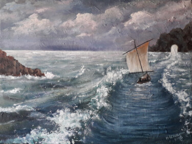 Peinture intitulée "Le Portal" par Letailleur-H, Œuvre d'art originale, Huile