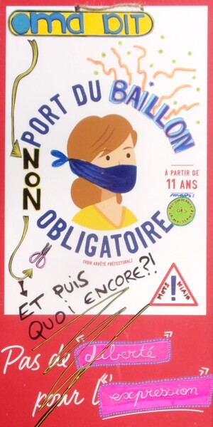 제목이 "Port du bâillon obl…"인 그림 O.M.A.로, 원작, 마커