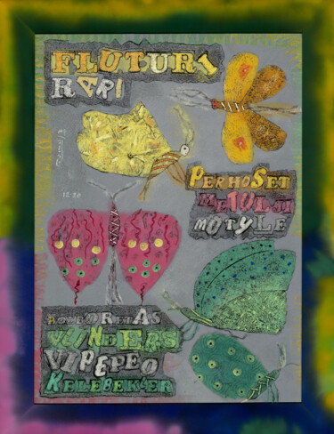 绘画 标题为“Fluturi rari (Rare…” 由Tomasz, 原创艺术品, 油