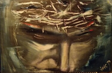 Peinture intitulée "Jesus #3" par Pascal Jung, Œuvre d'art originale, Huile