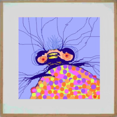 数字艺术 标题为“B38...peinture numé…” 由Laurent Pradat, 原创艺术品, 数字油画