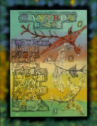 绘画 标题为“Paxaros raros (Rare…” 由Tomasz, 原创艺术品, 油