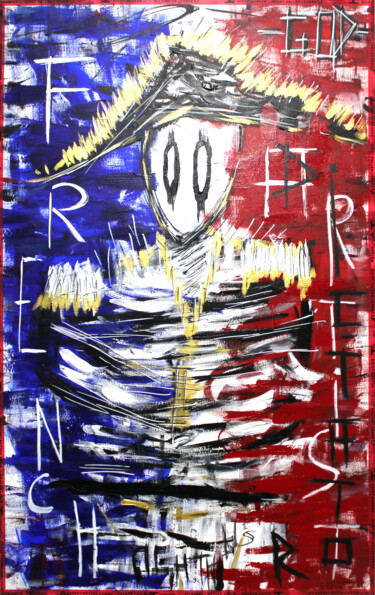 Peinture intitulée "1984" par 0xec6d0, Œuvre d'art originale, Acrylique Monté sur Châssis en bois