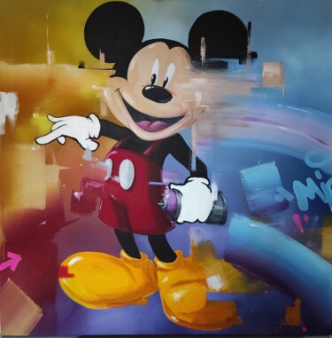 "The mouse" başlıklı Tablo Blure tarafından, Orijinal sanat, Akrilik Ahşap Sedye çerçevesi üzerine monte edilmiş