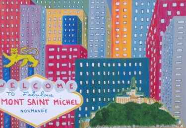 Peinture intitulée "Investissez dans le…" par O.M.A., Œuvre d'art originale, Acrylique
