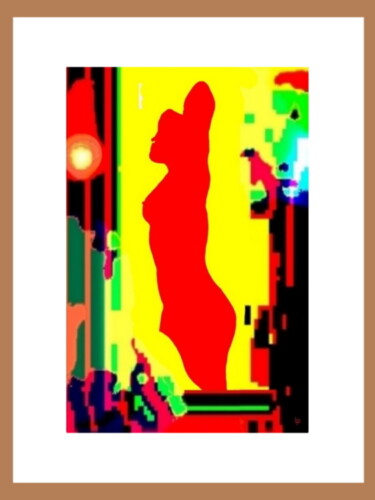数字艺术 标题为“B6fa3...peinture nu…” 由Laurent Pradat, 原创艺术品, 数字油画