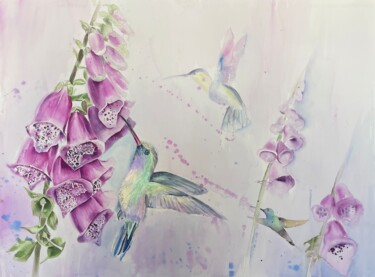 绘画 标题为“Tender flowers” 由Irina Ponna, 原创艺术品, 水彩