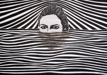 "the deep" başlıklı Resim Ibrahim Unal tarafından, Orijinal sanat, Kalem