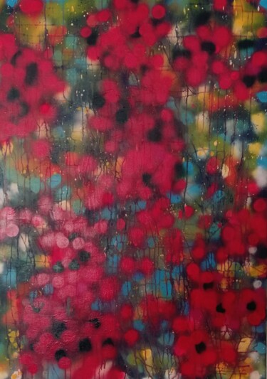 Peinture intitulée "Mediterraneen" par Maria Ro Art, Œuvre d'art originale, Acrylique