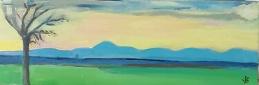 Peinture intitulée "Partie de la chaîne…" par Valérie Blum (Valery), Œuvre d'art originale, Acrylique Monté sur Châssis en b…