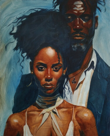 Pintura intitulada "Dancing Souls" por Mykola Koidan, Obras de arte originais, Óleo