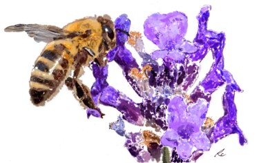 Digital Arts με τίτλο "Abeille" από Rc Digipainter436, Αυθεντικά έργα τέχνης, Ψηφιακή ζωγραφική