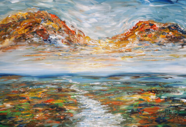 Beautiful Summer Landscape XL 11 绘画 标题为“Beautiful Summer La…” 由Peter Nottrott, 原创艺术品, 丙烯
