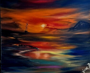 Peinture intitulée "New Destination (Fi…" par Pascal Jung, Œuvre d'art originale, Huile