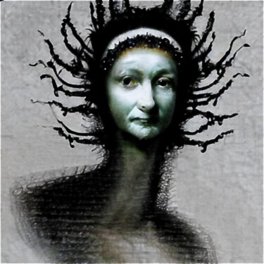 Digital Arts titled "IN THE STYLE OF Rem…" by Josep Domènech, Original Artwork, AI generated image Mounted on Cardboard
