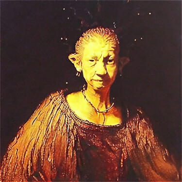 Digital Arts titled "IN THE STYLE OF Rem…" by Josep Domènech, Original Artwork, Digital Print Mounted on Cardboard