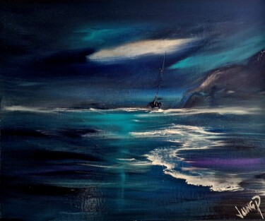 Peinture intitulée "North  emotion" par Pascal Jung, Œuvre d'art originale, Huile