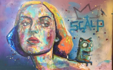 Peinture intitulée "SSSccccaaalp !!!!" par Pascal Fairier, Œuvre d'art originale, Acrylique