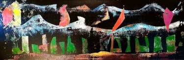 Pittura intitolato "liguria_paesaggi no…" da Carlo Alberto Cozzani, Opera d'arte originale, Acrilico Montato su Telaio per b…