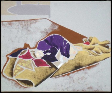 Peinture intitulée "*« Frédérique entre…" par Jean Luc Moreau Romain, Œuvre d'art originale, Autre