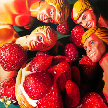 #BALANCETATARTE Peinture intitulée "#BALANCETATARTE" par Christian Lucas, Œuvre d'art originale, Acrylique Monté sur Châssis en bois