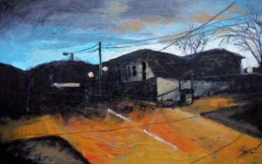绘画 标题为“Down at Strelci” 由Svetlin Kolev, 原创艺术品, 油