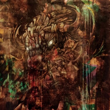 Peinture intitulée "SERENGETI" par Stephane Javelle, Œuvre d'art originale, Acrylique